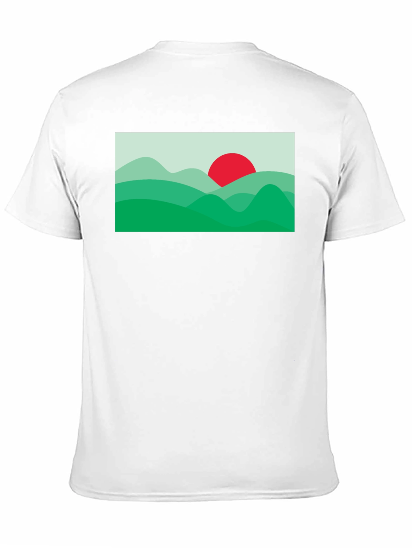 Nature Horizon Graphic Tee - Black