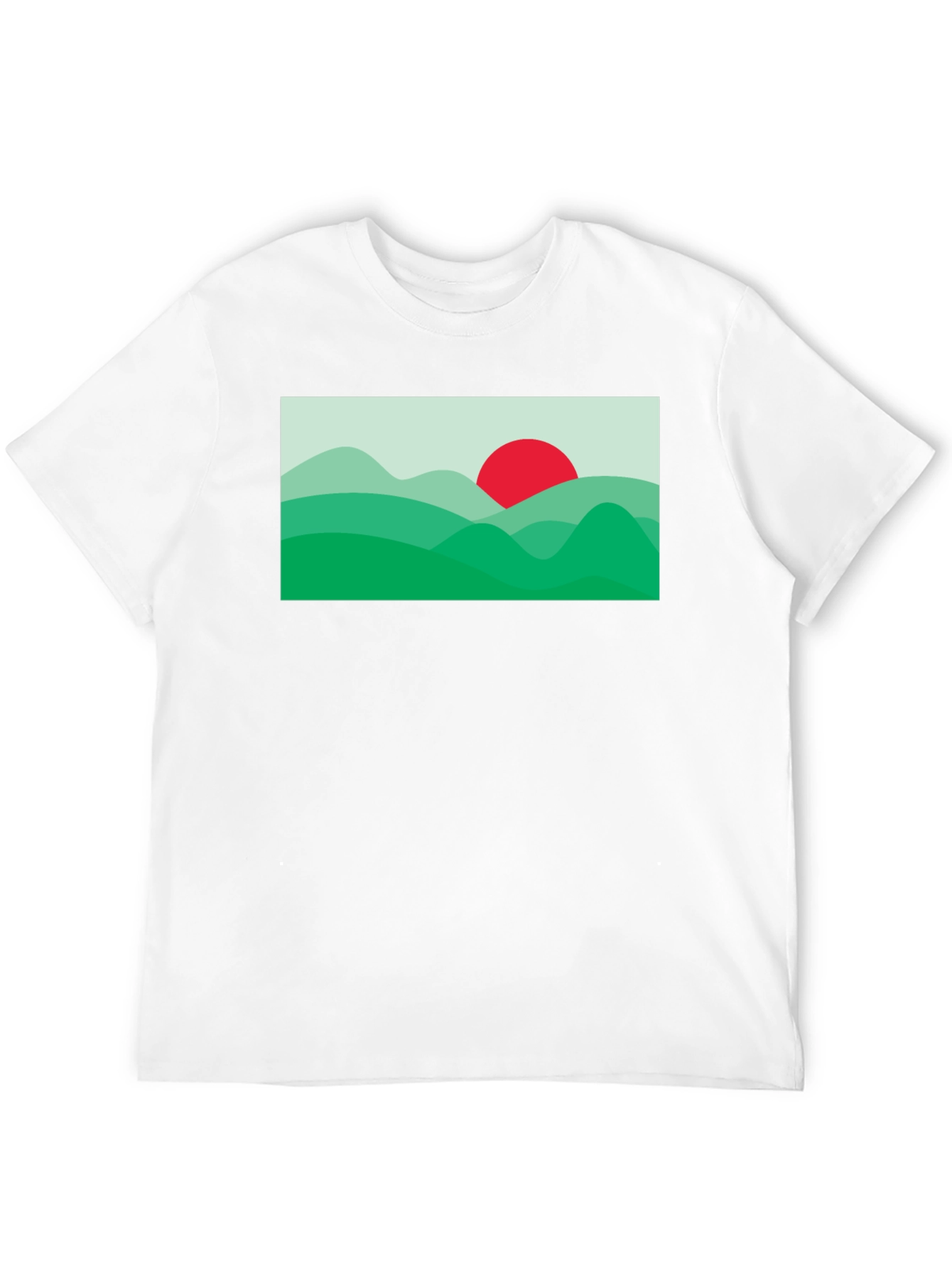 Nature Horizon Graphic Tee - Black