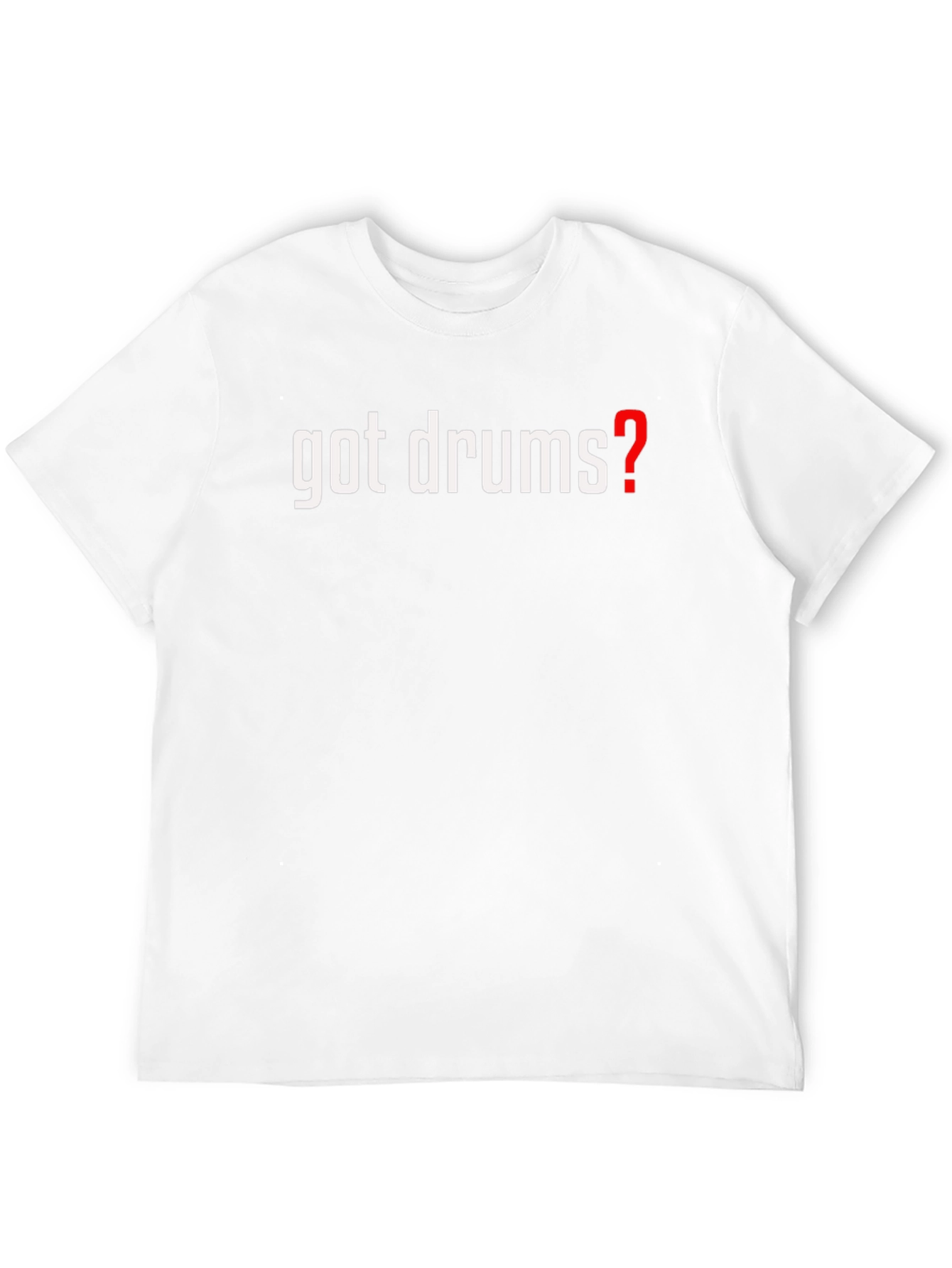 Got Drums? Black Graphic Tee - Music Lovers T-Shirt