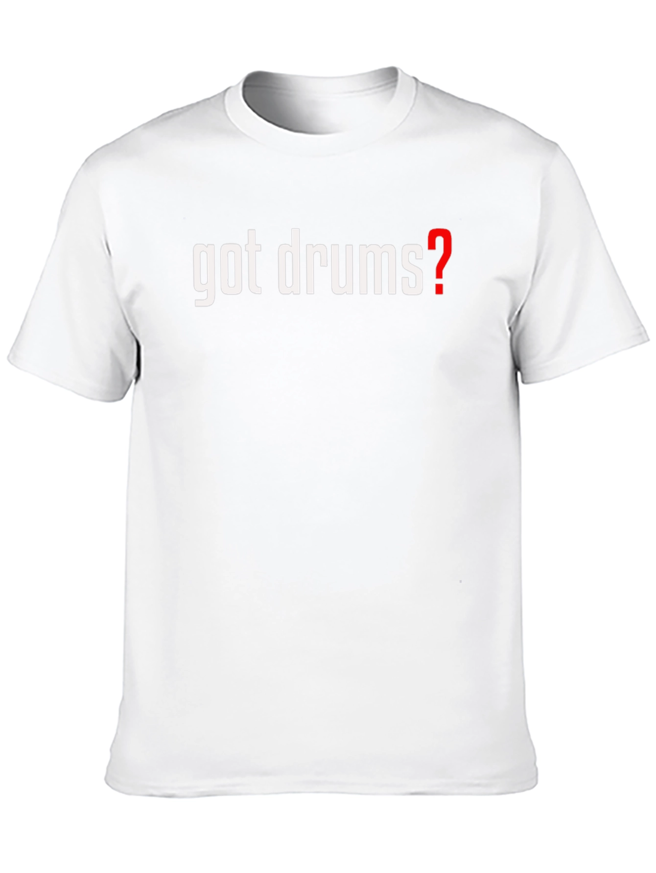Got Drums? Black Graphic Tee - Music Lovers T-Shirt