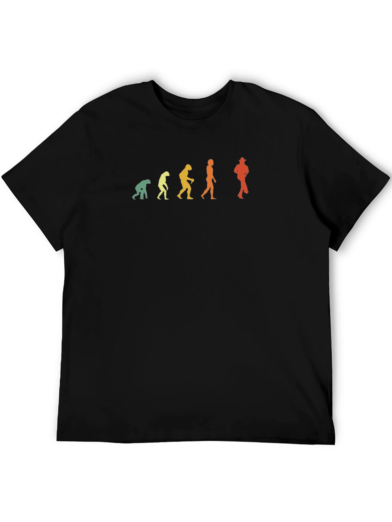 Evolution of Man T-Shirt - Cowboy Edition