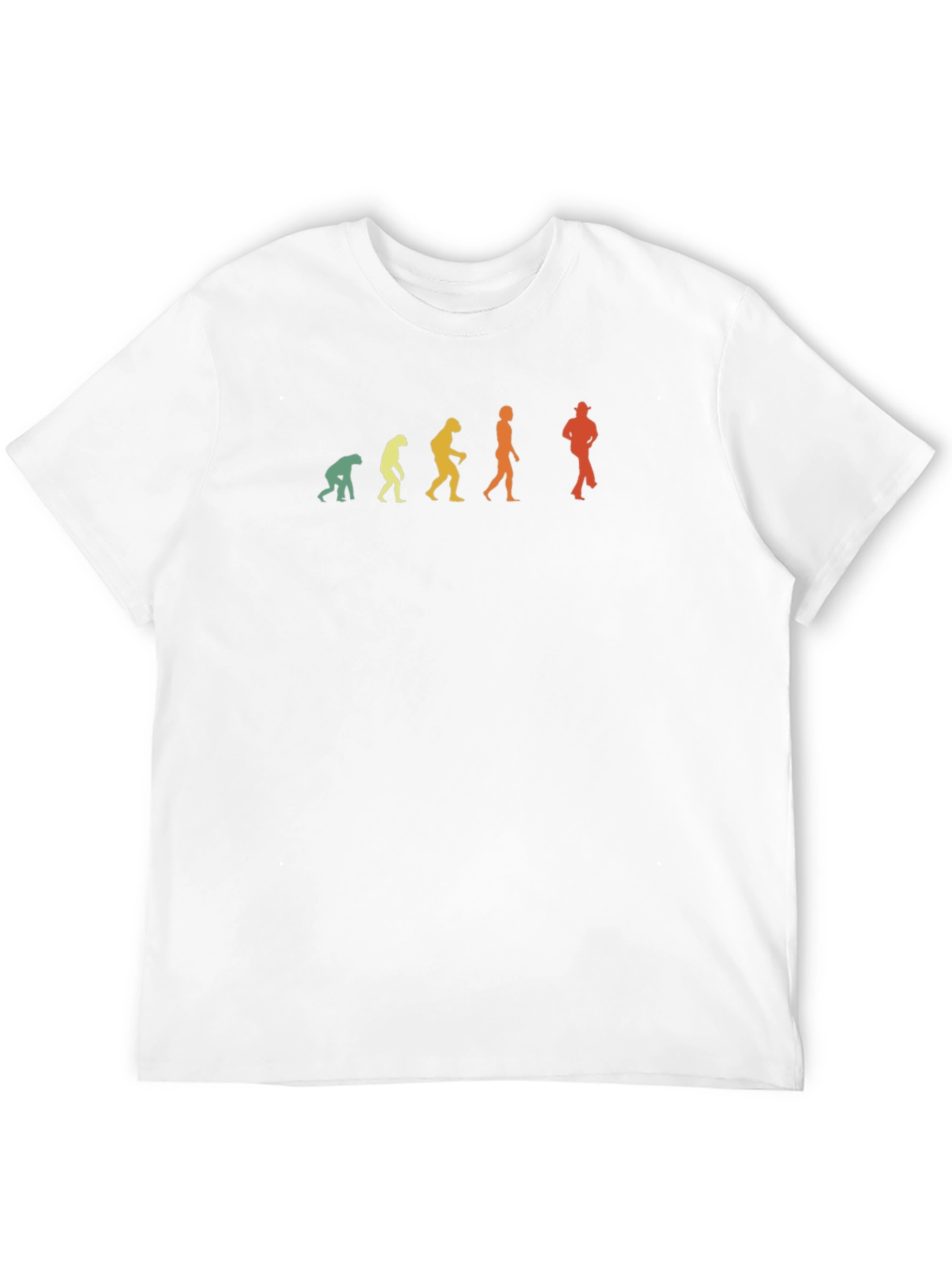 Evolution of Man T-Shirt - Cowboy Edition