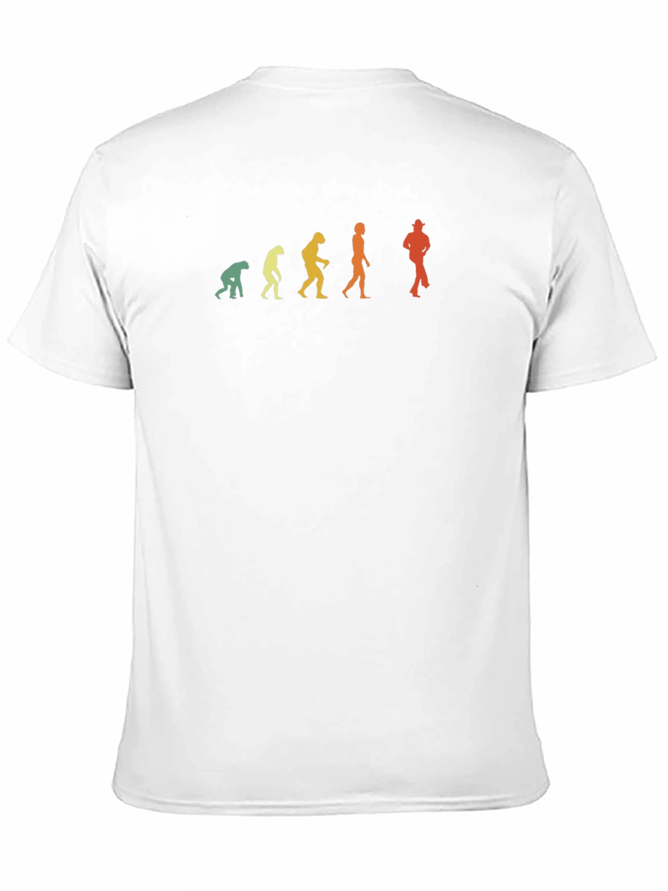 Evolution of Man T-Shirt - Cowboy Edition