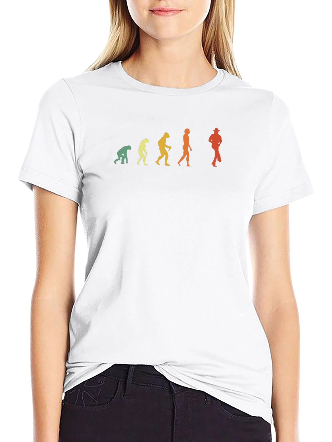 Evolution of Man T-Shirt - Cowboy Edition