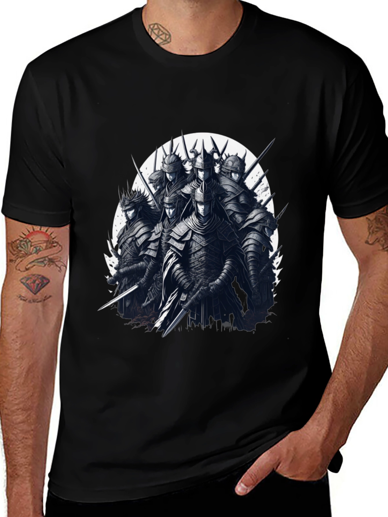Warrior Knights Graphic T-Shirt
