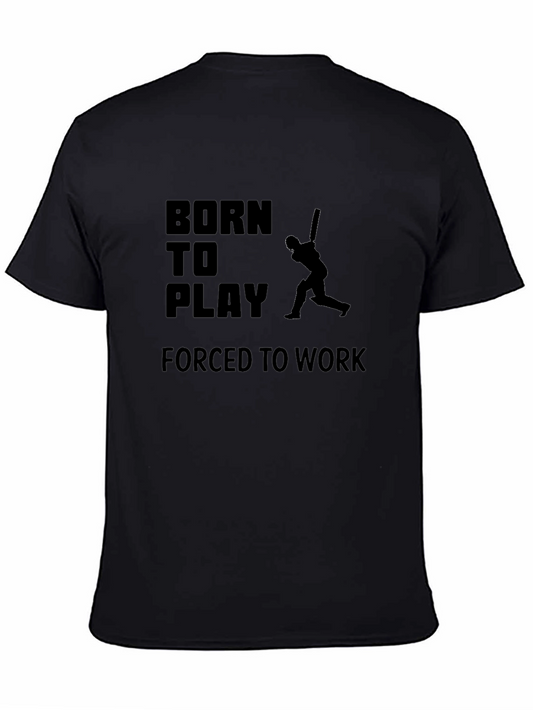 Born to Play Cricket Graphic T-Shirt