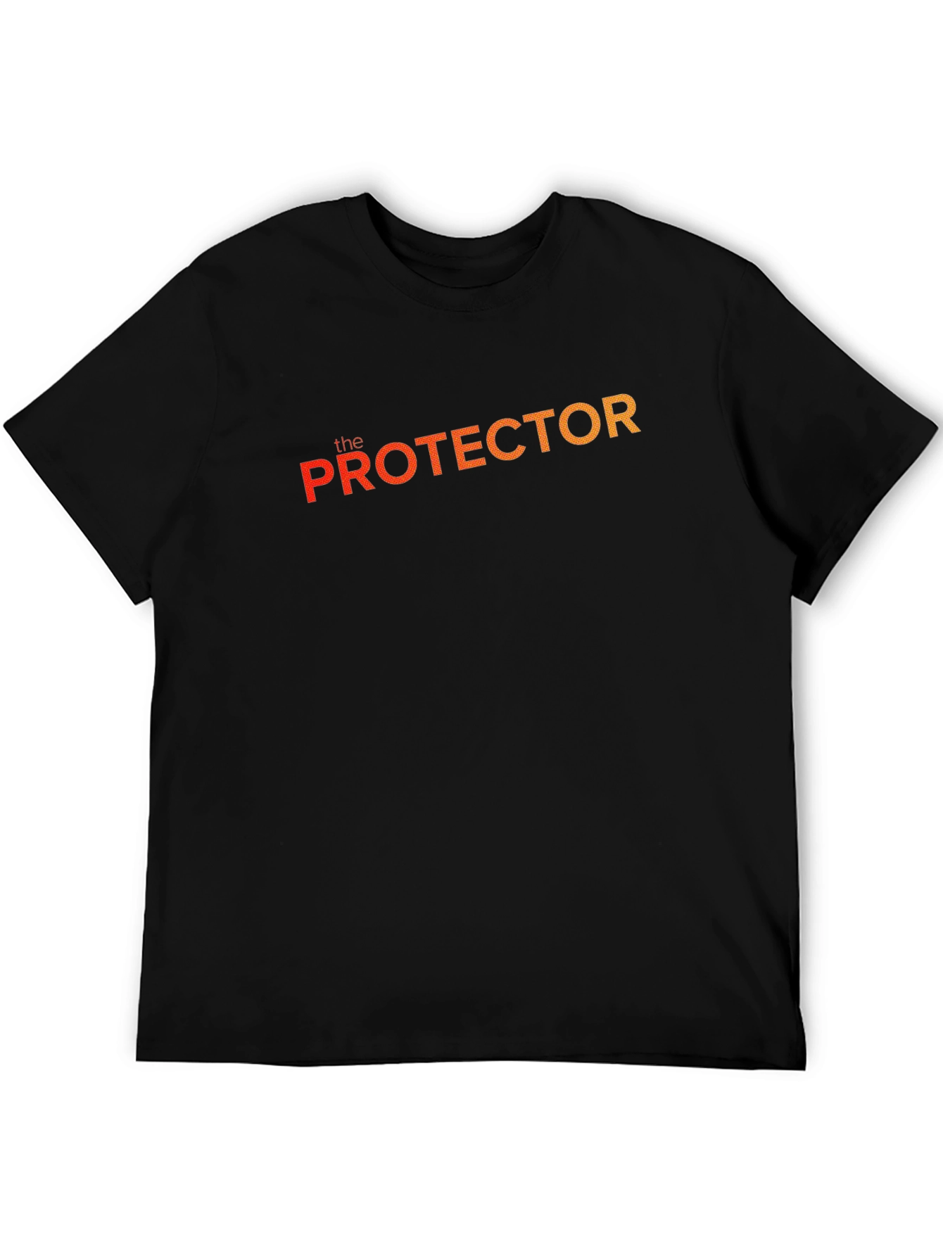 The Protector Black Graphic T-Shirt