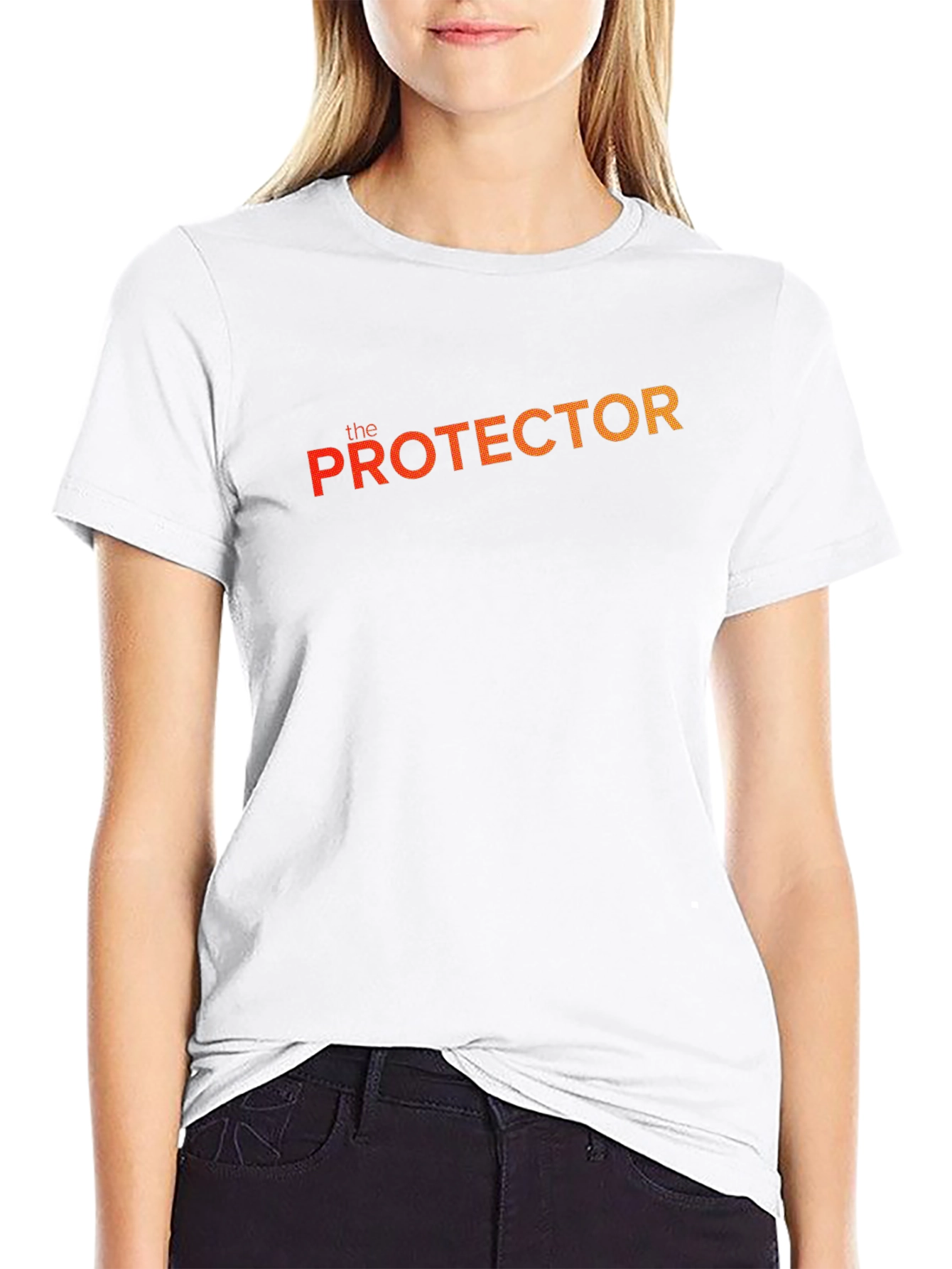 The Protector Black Graphic T-Shirt