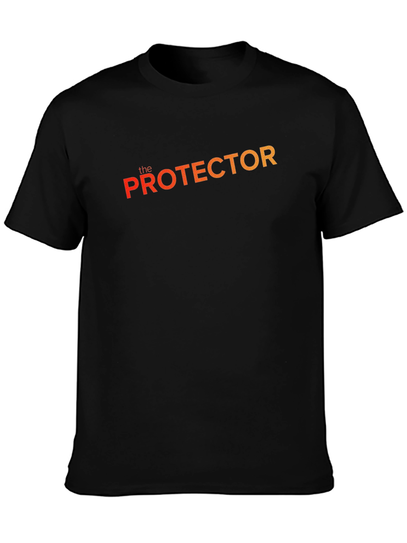 The Protector Black Graphic T-Shirt
