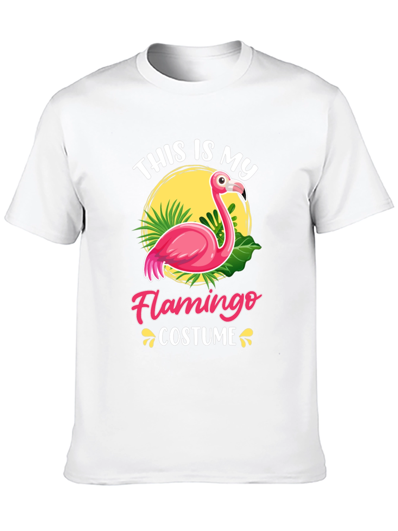 Flamingo Costume T-Shirt - Unique Graphic Tee