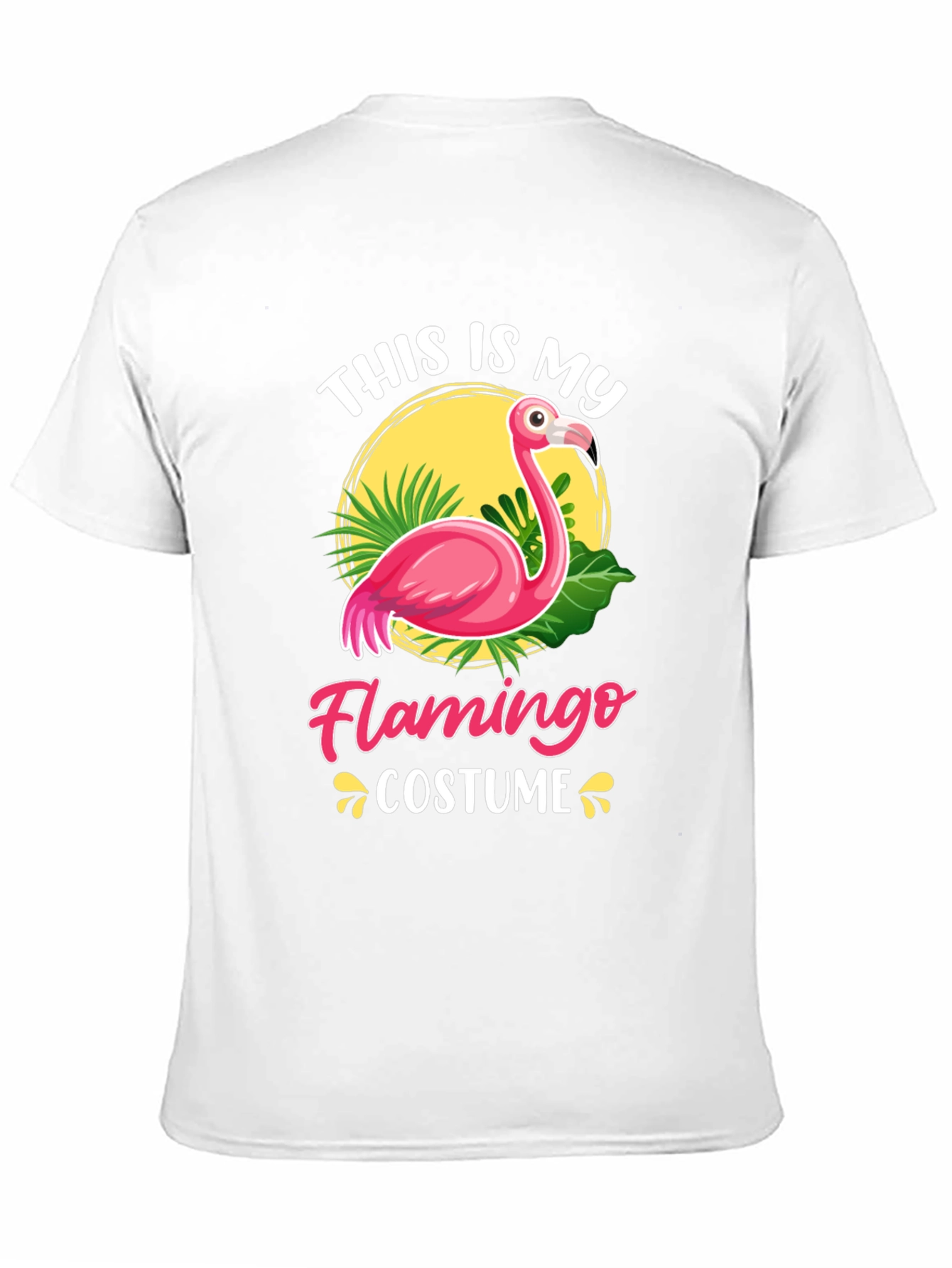 Flamingo Costume T-Shirt - Unique Graphic Tee