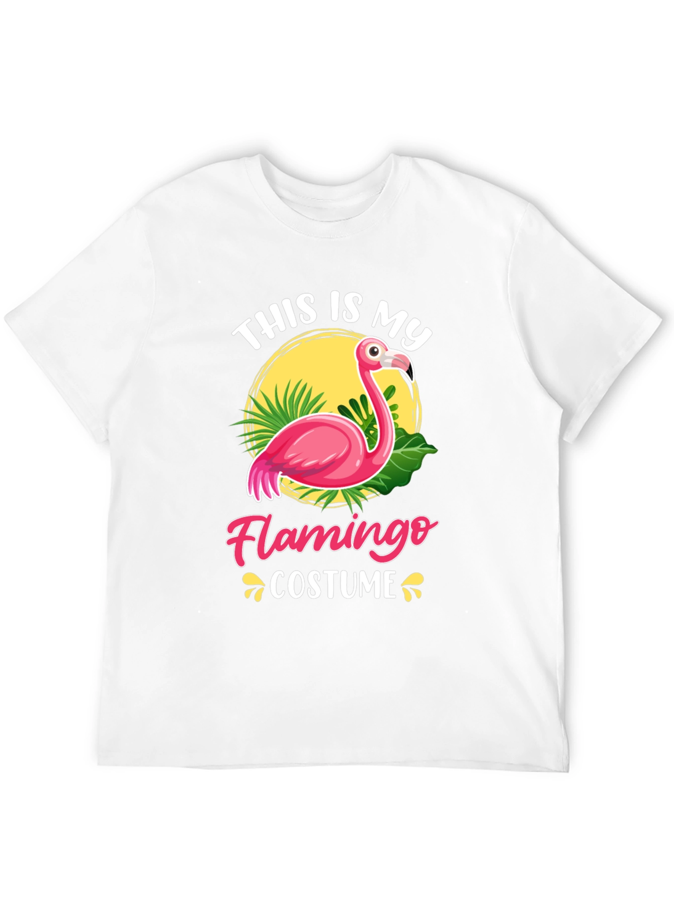 Flamingo Costume T-Shirt - Unique Graphic Tee