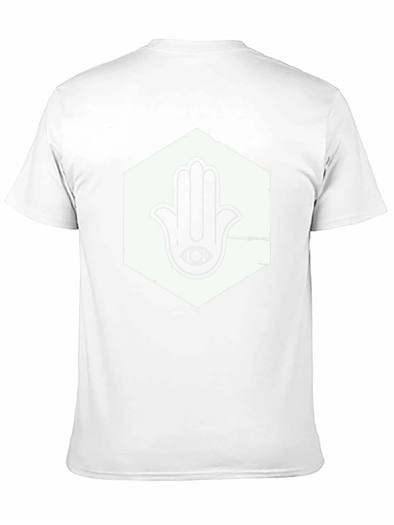 Hamsa Hand Graphic Tee - Unisex Black T-Shirt