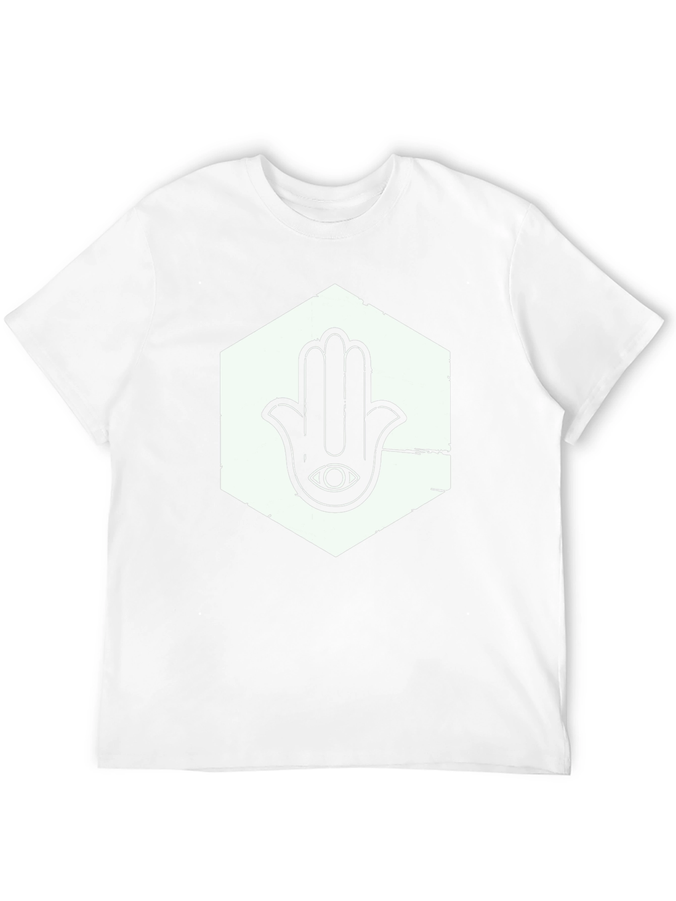 Hamsa Hand Graphic Tee - Unisex Black T-Shirt