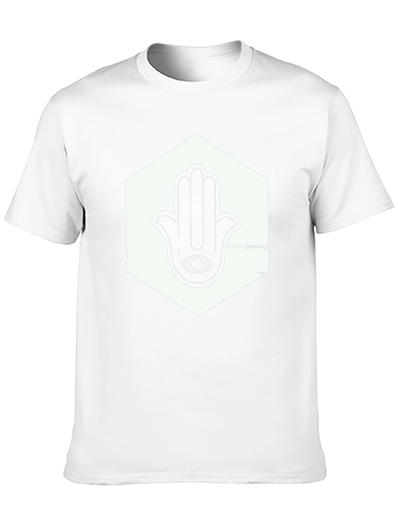 Hamsa Hand Graphic Tee - Unisex Black T-Shirt