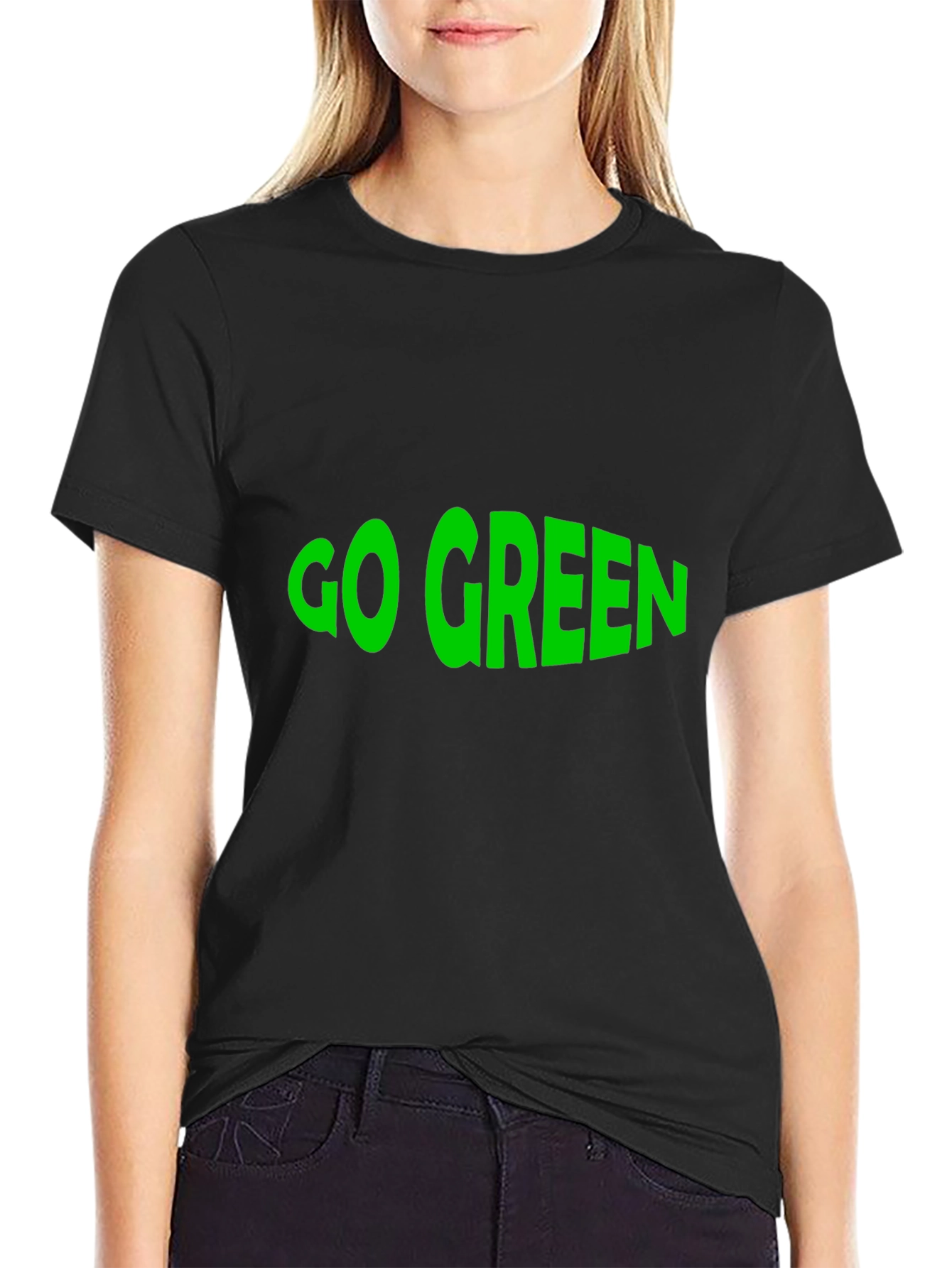 Go Green T-Shirt - Eco-Friendly Statement Tee