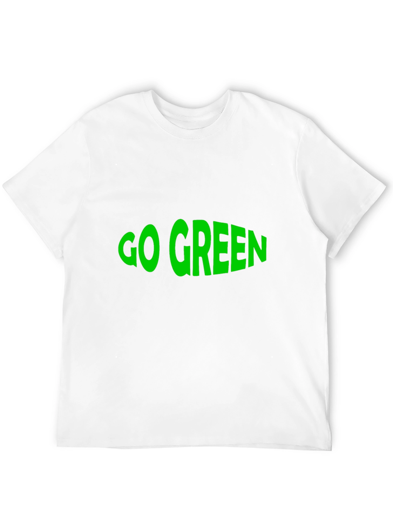Go Green T-Shirt - Eco-Friendly Statement Tee