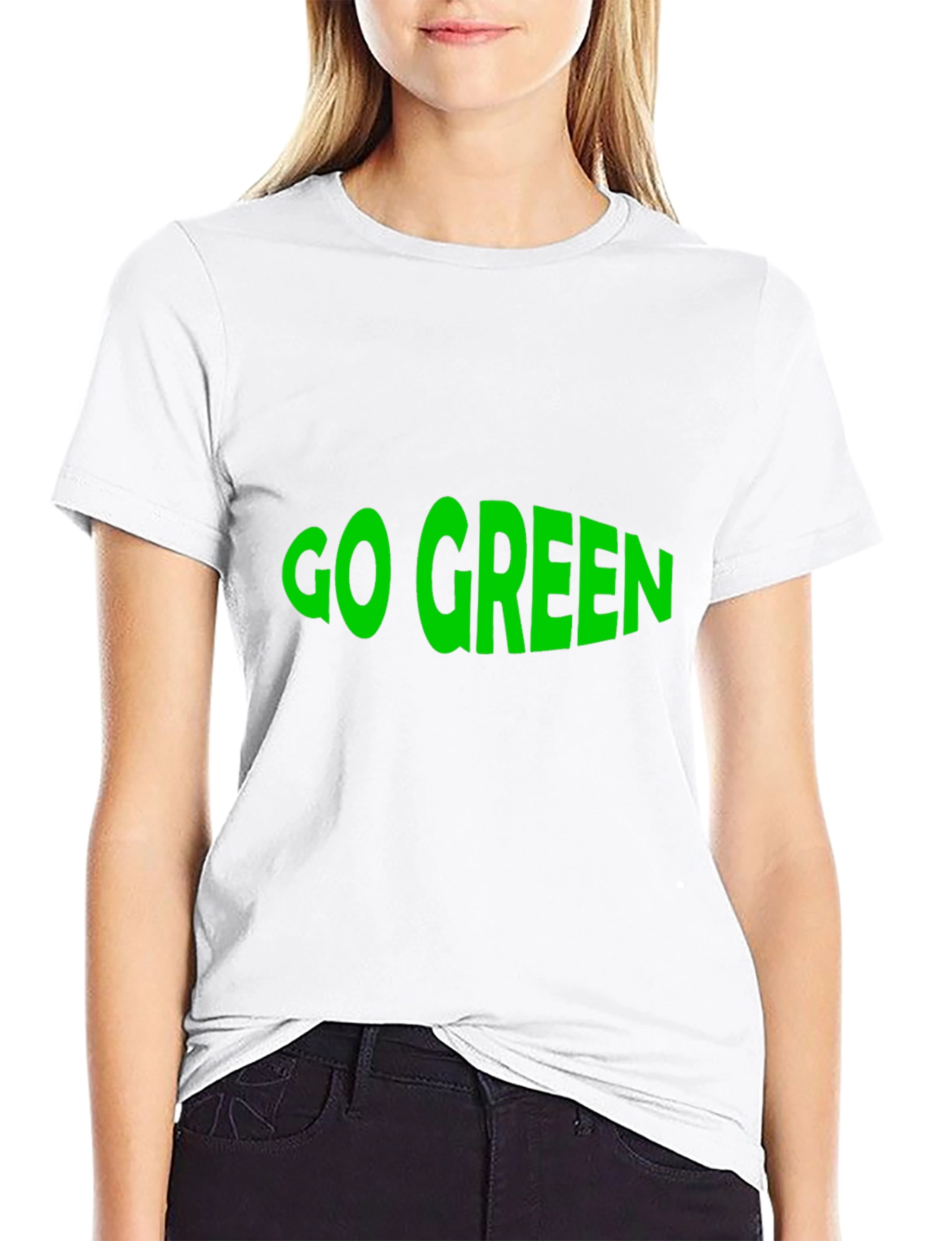 Go Green T-Shirt - Eco-Friendly Statement Tee