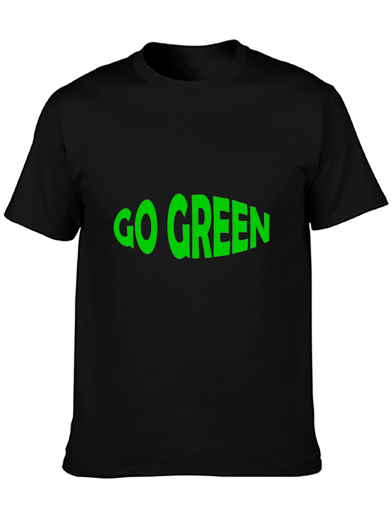 Go Green T-Shirt - Eco-Friendly Statement Tee