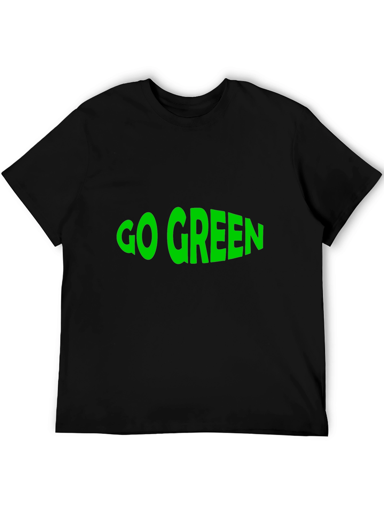 Go Green T-Shirt - Eco-Friendly Statement Tee