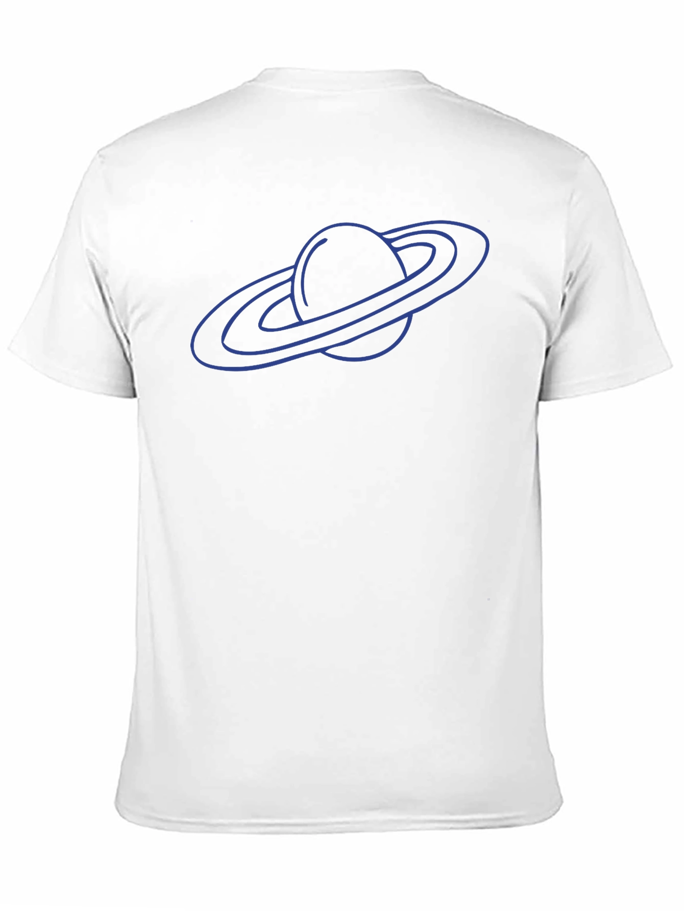 Saturn Graphic Tee - Black Cotton Blend