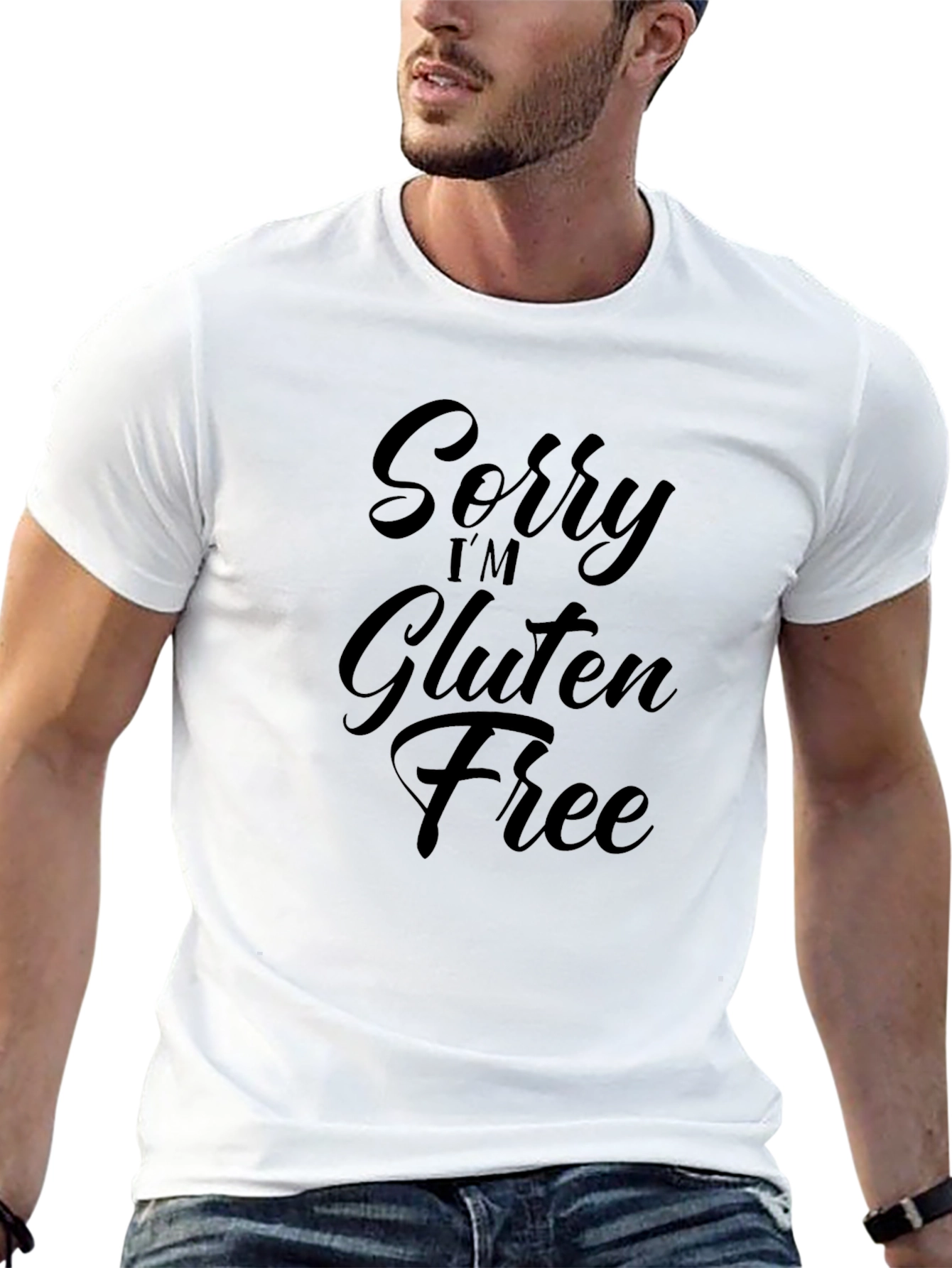 Sorry Im Gluten Free Black T-Shirt