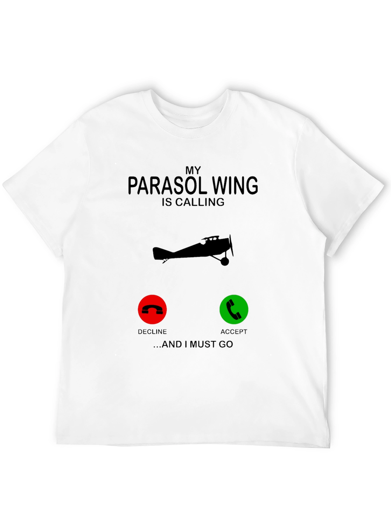 Parosol Wing Calling Black Graphic Tee