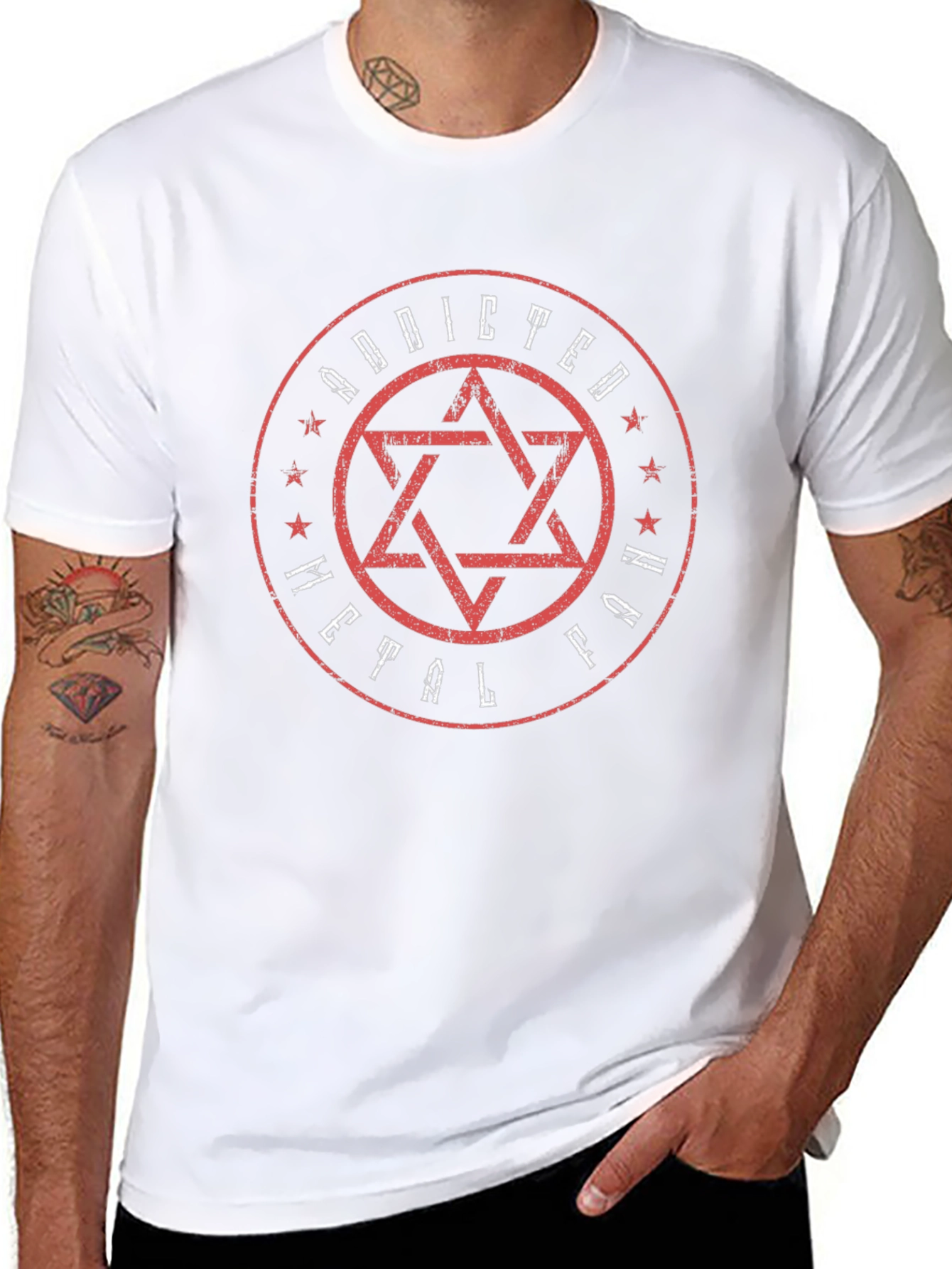 Addicted Metal Punk Graphic Tee