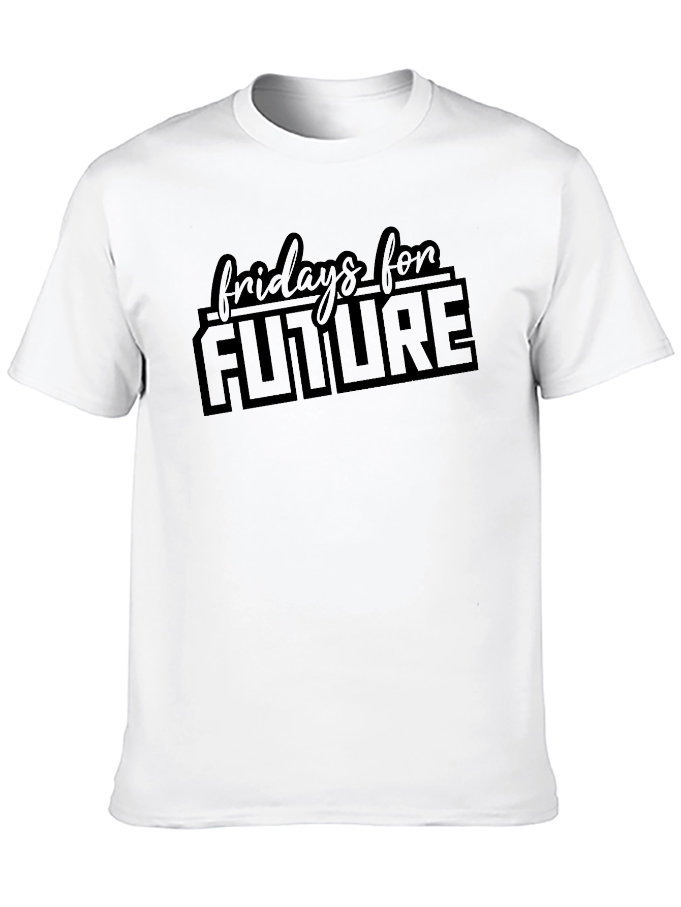 Fridays for Future Black T-Shirt