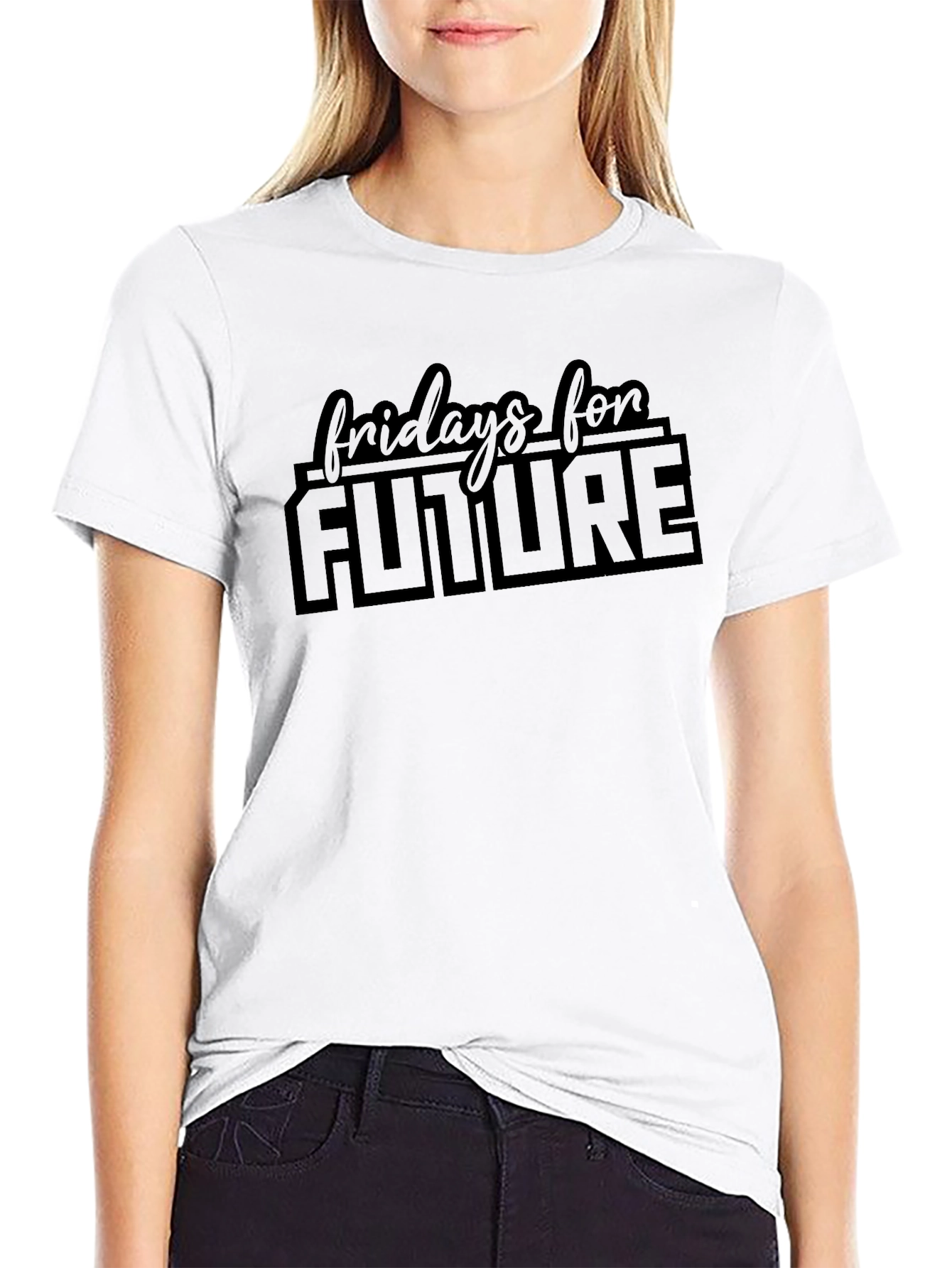 Fridays for Future Black T-Shirt