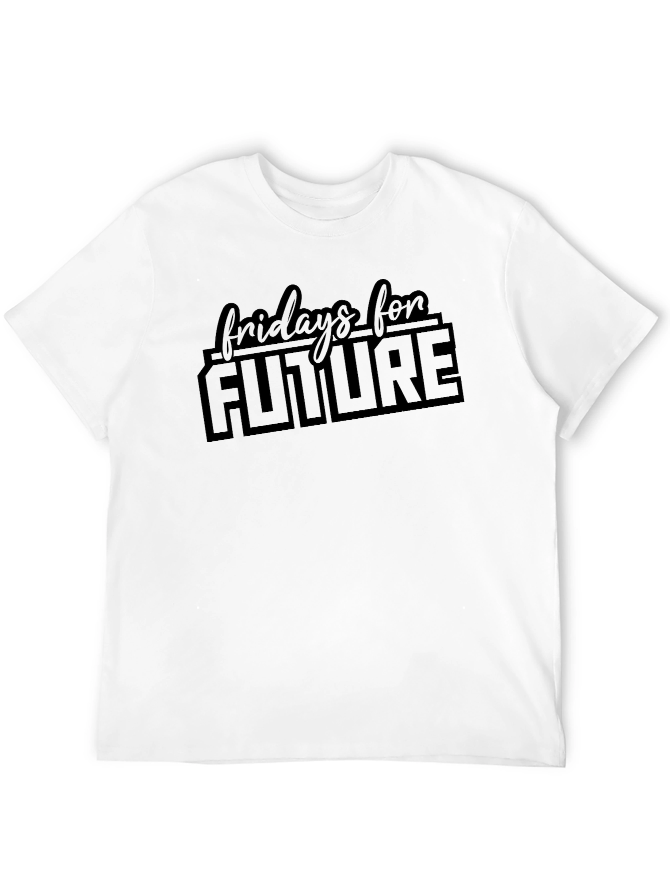 Fridays for Future Black T-Shirt