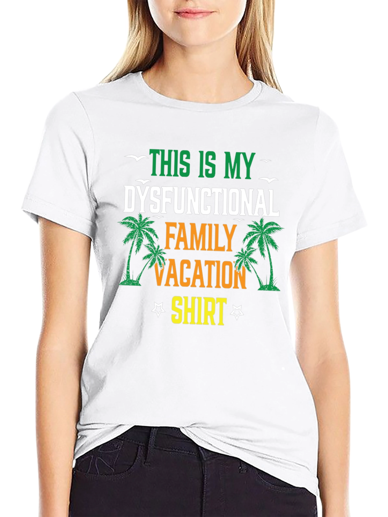 Dysfunctional Family Vacation Shirt - Tropical Palm Tee