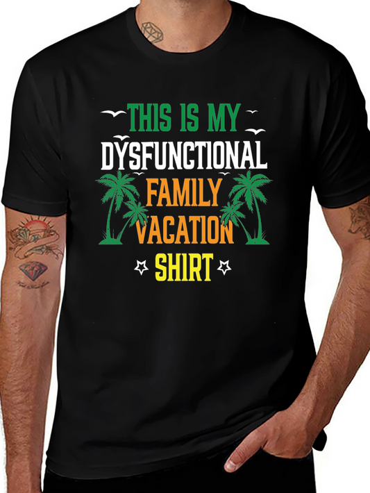 Dysfunctional Family Vacation Shirt - Tropical Palm Tee
