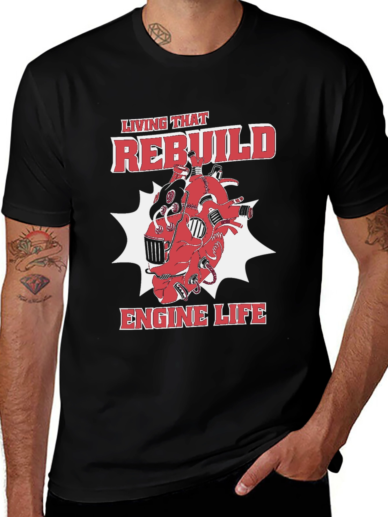 Rebuild Engine Life T-Shirt