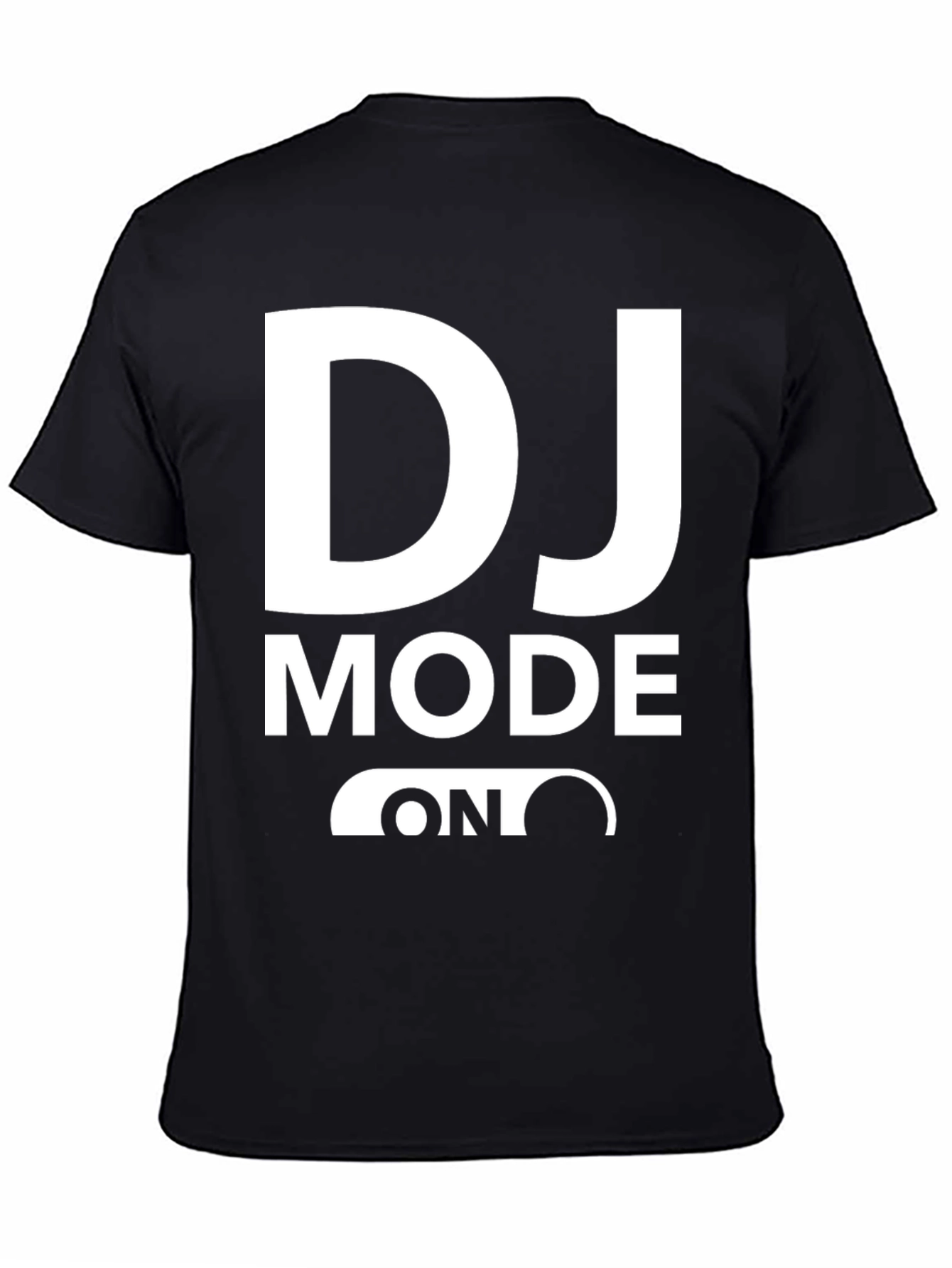 DJ Mode On Black T-Shirt
