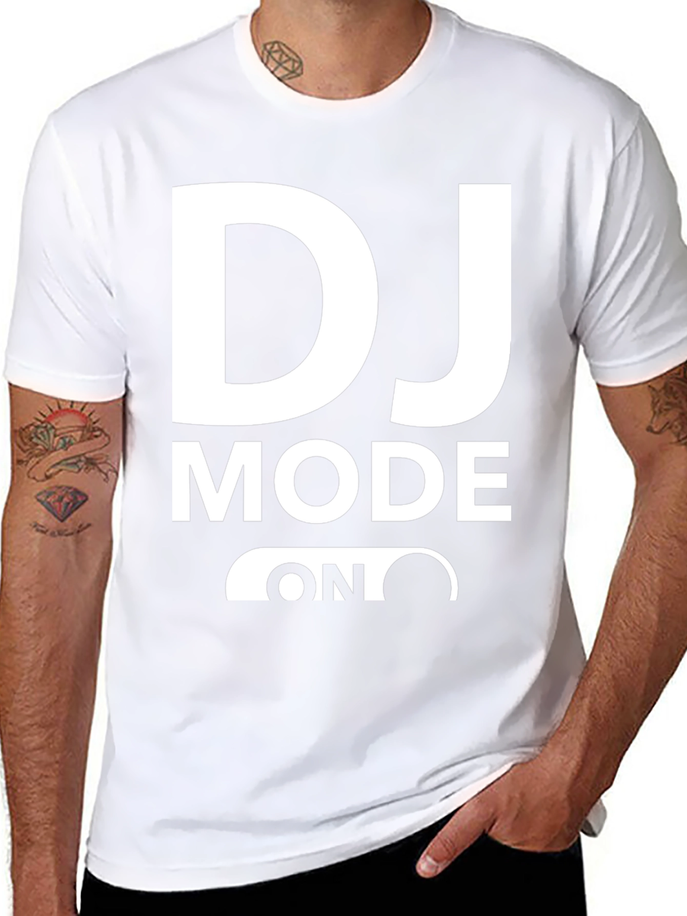 DJ Mode On Black T-Shirt