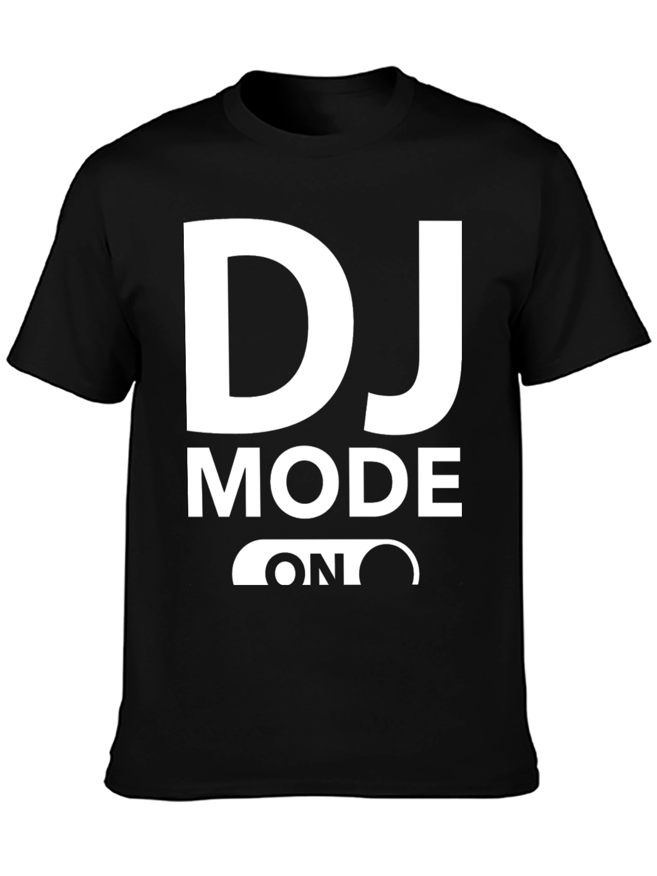 DJ Mode On Black T-Shirt