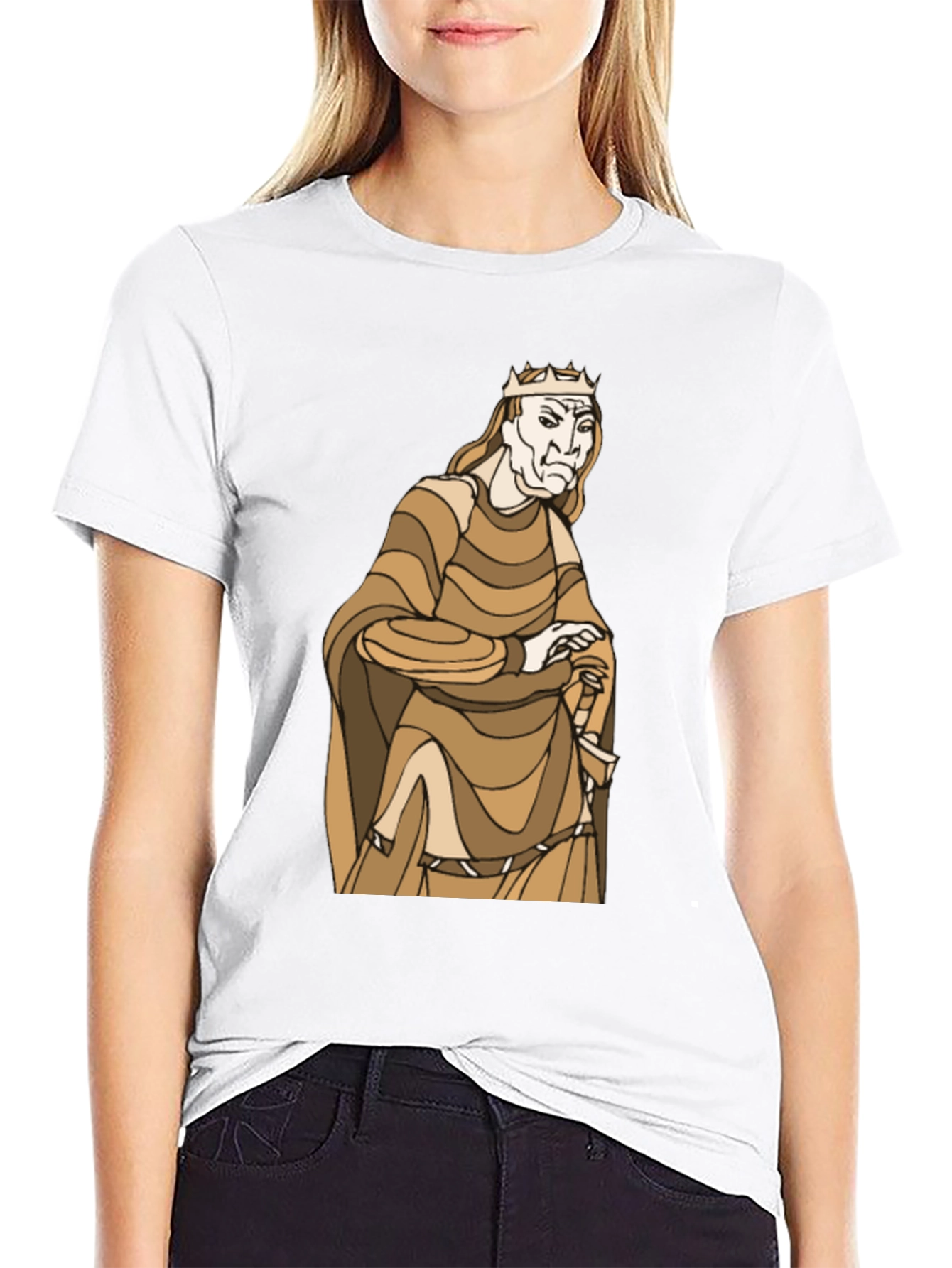 King Graphic Black T-Shirt