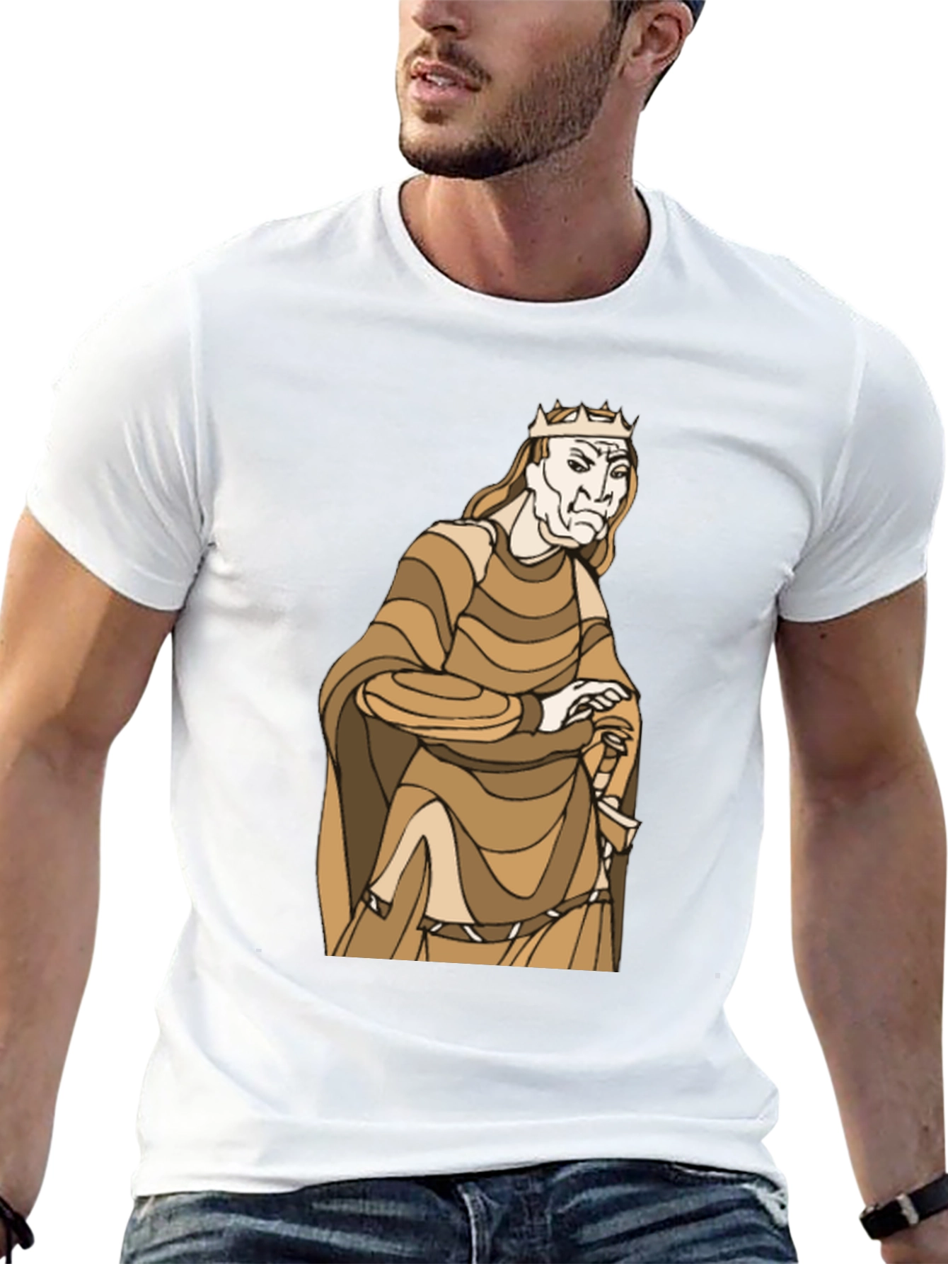King Graphic Black T-Shirt