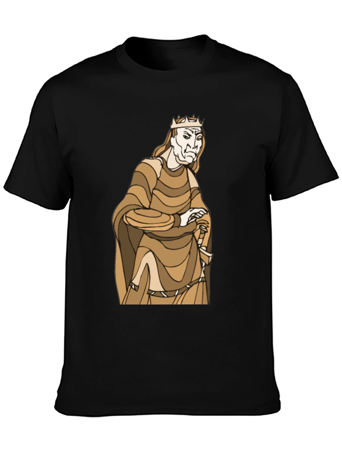 King Graphic Black T-Shirt