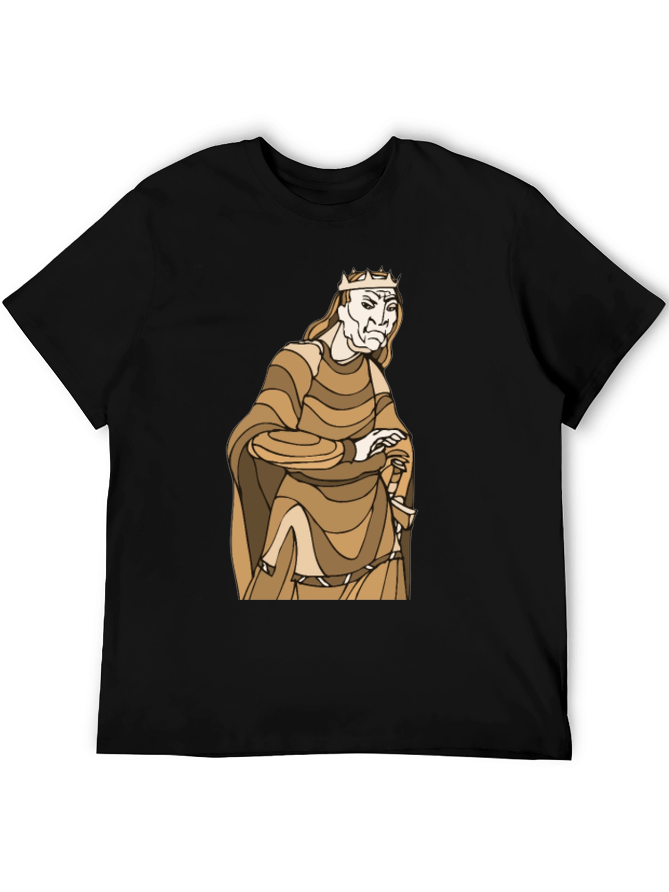 King Graphic Black T-Shirt