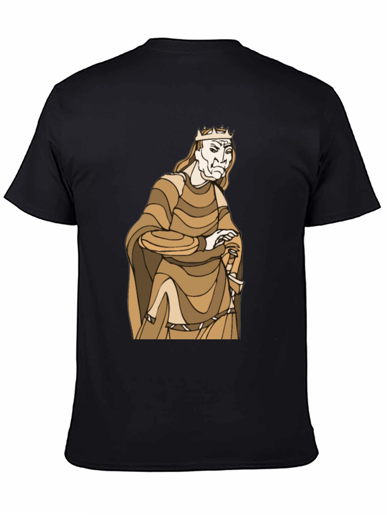 King Graphic Black T-Shirt
