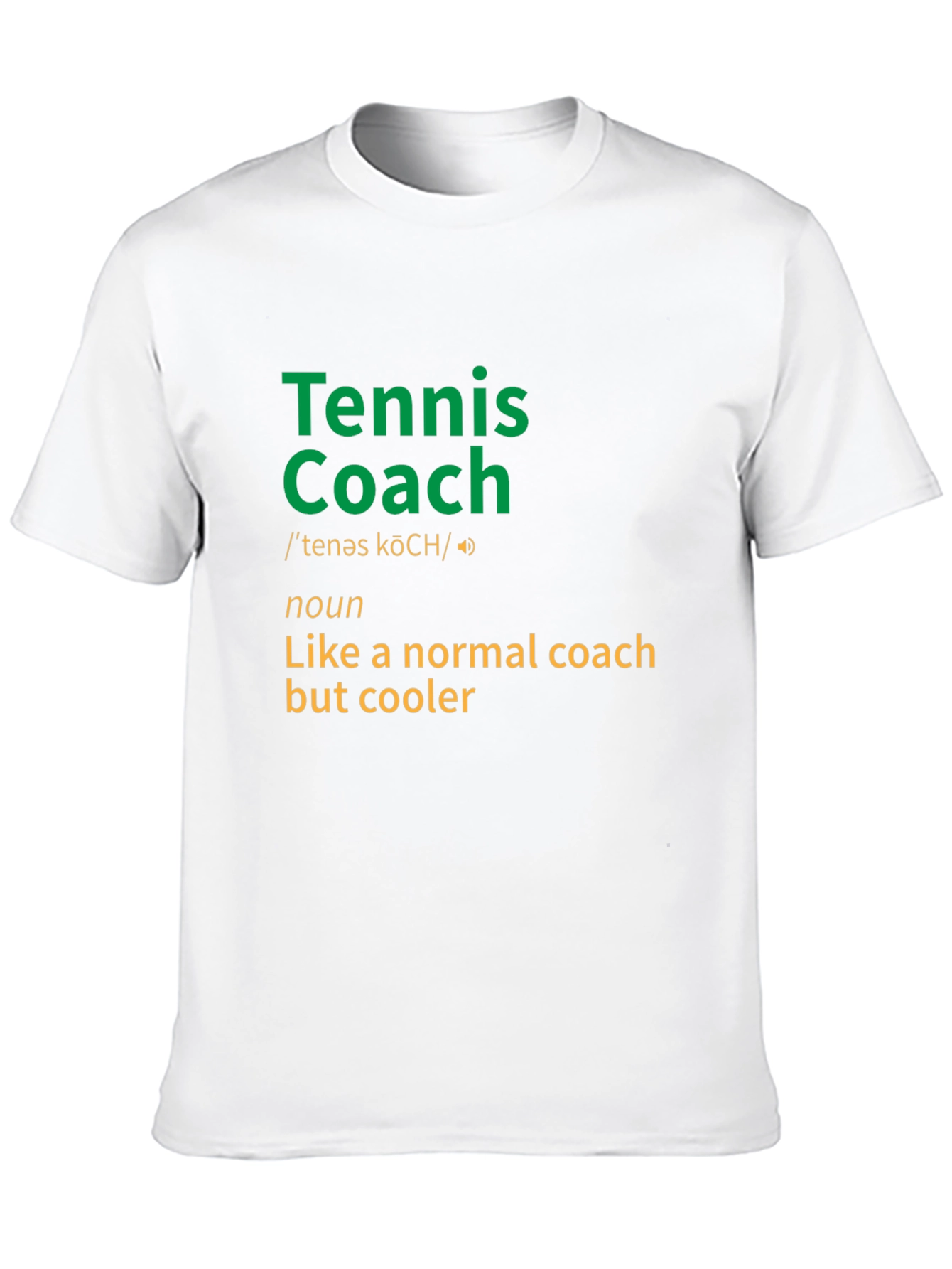 Tennis Coach Definition Graphic Tee - Cool & Comfy