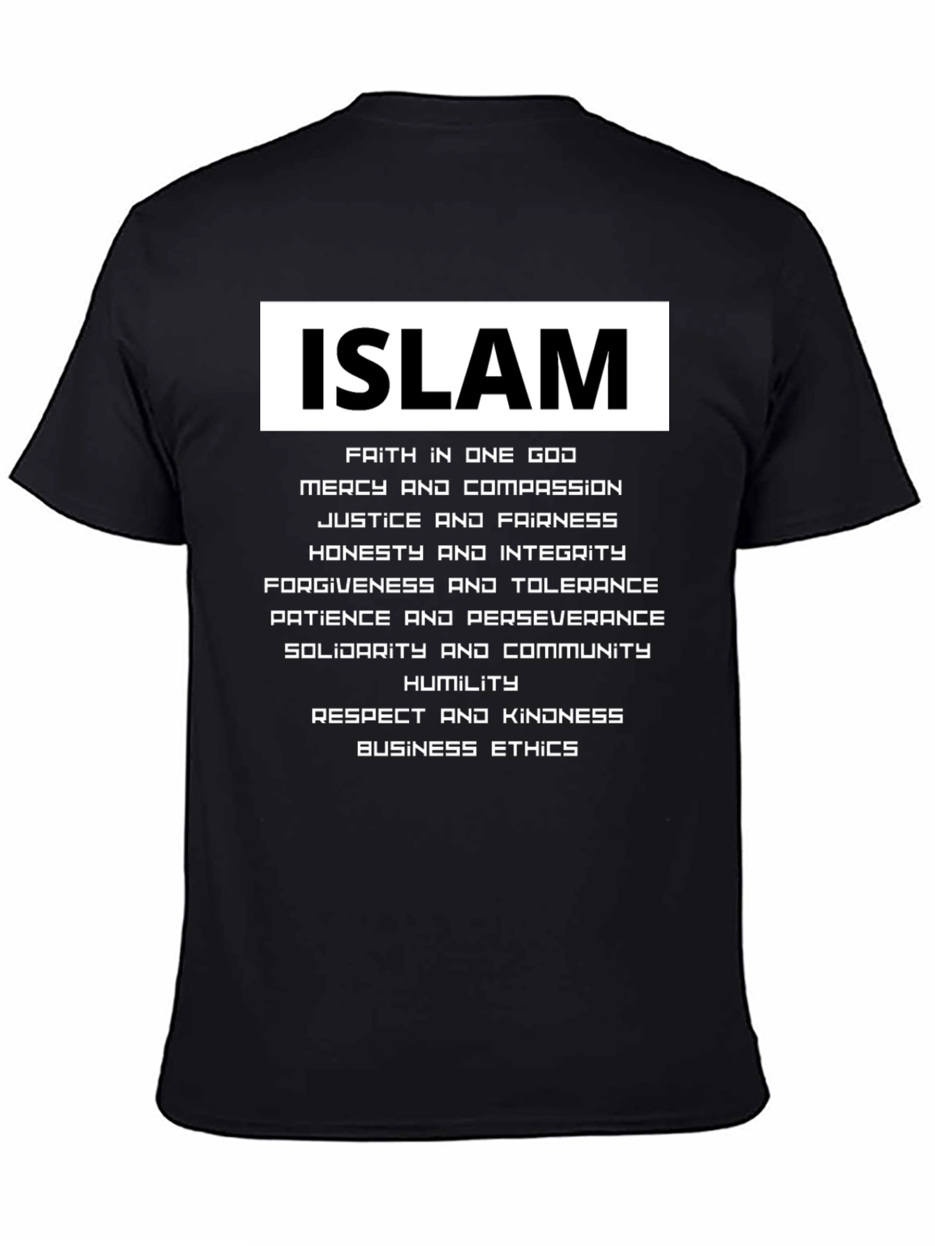 Islam Faith & Values T-Shirt - Unisex
