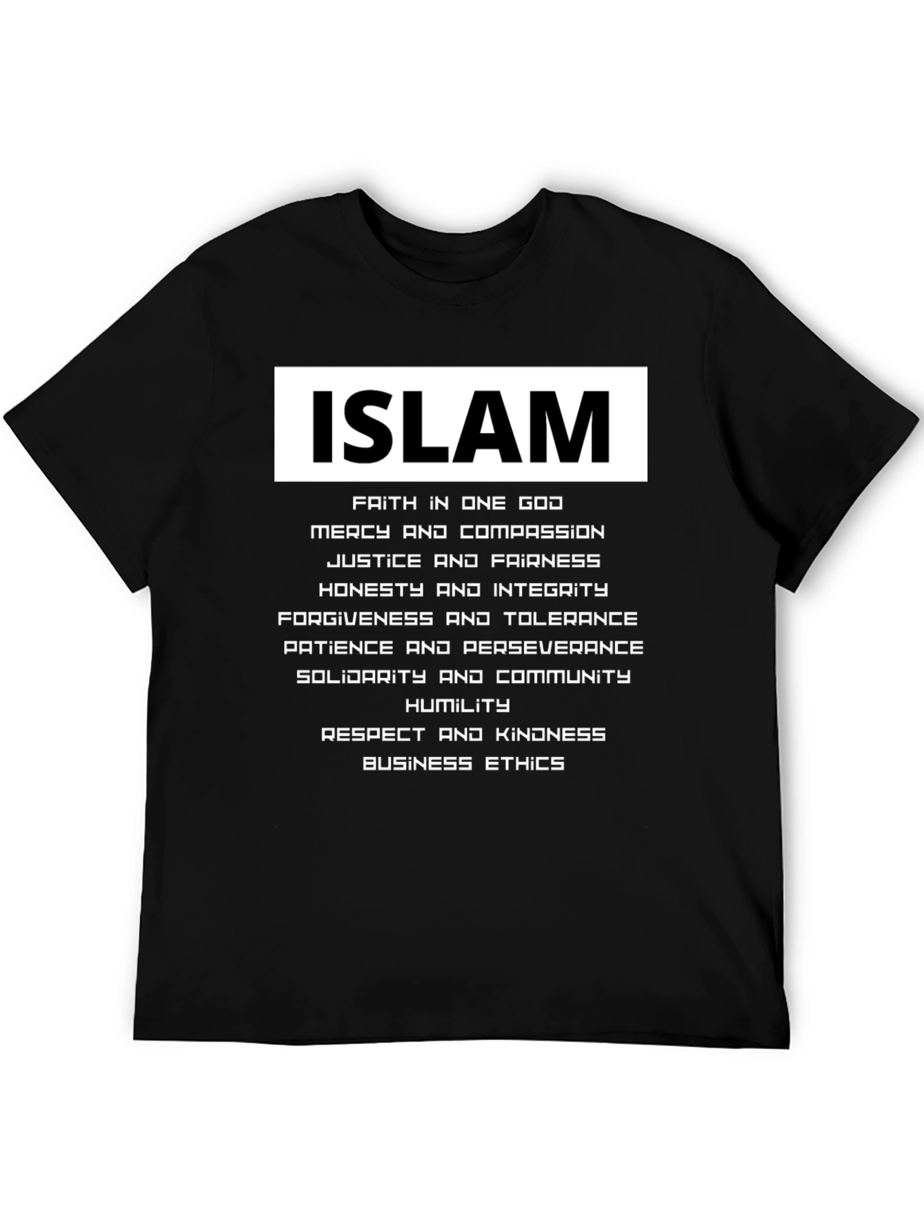 Islam Faith & Values T-Shirt - Unisex