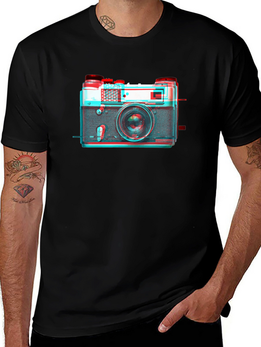 Retro Camera Graphic Tee - Classic Cool