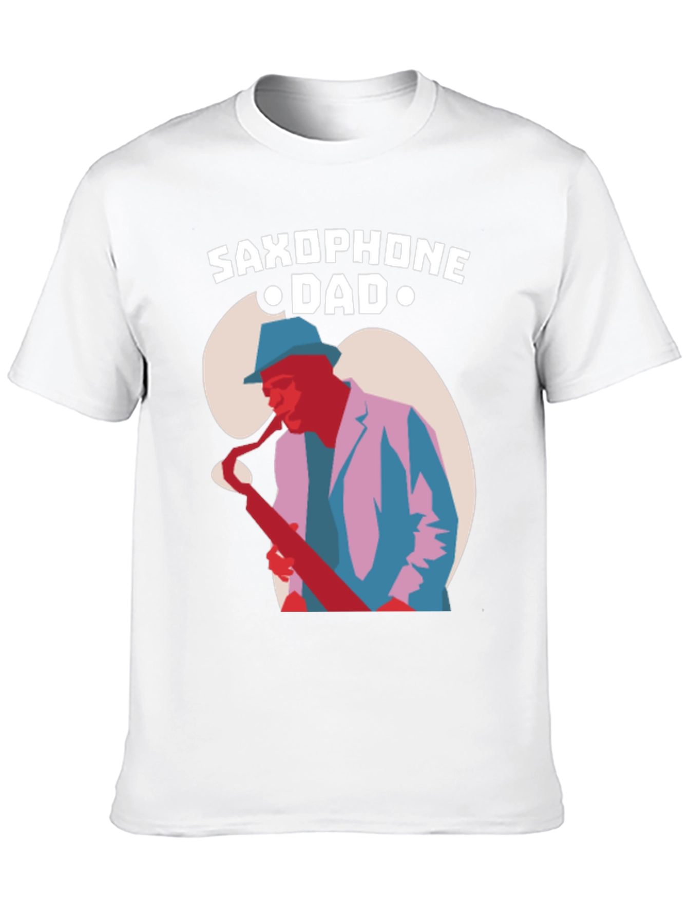 Saxophone Dad Graphic T-Shirt - Music Lover Tee