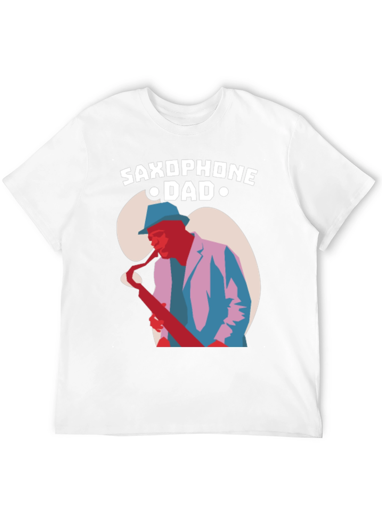 Saxophone Dad Graphic T-Shirt - Music Lover Tee