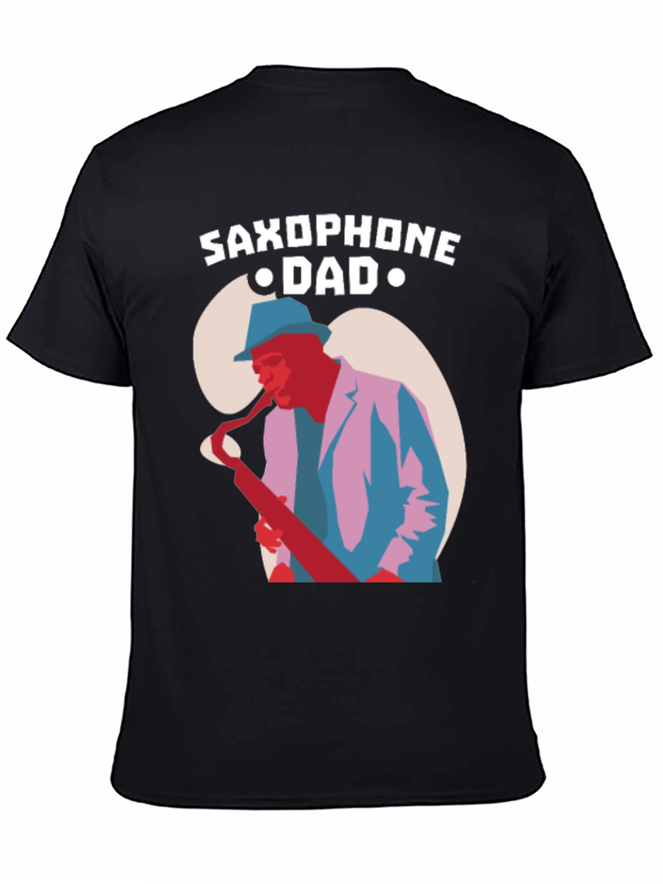 Saxophone Dad Graphic T-Shirt - Music Lover Tee