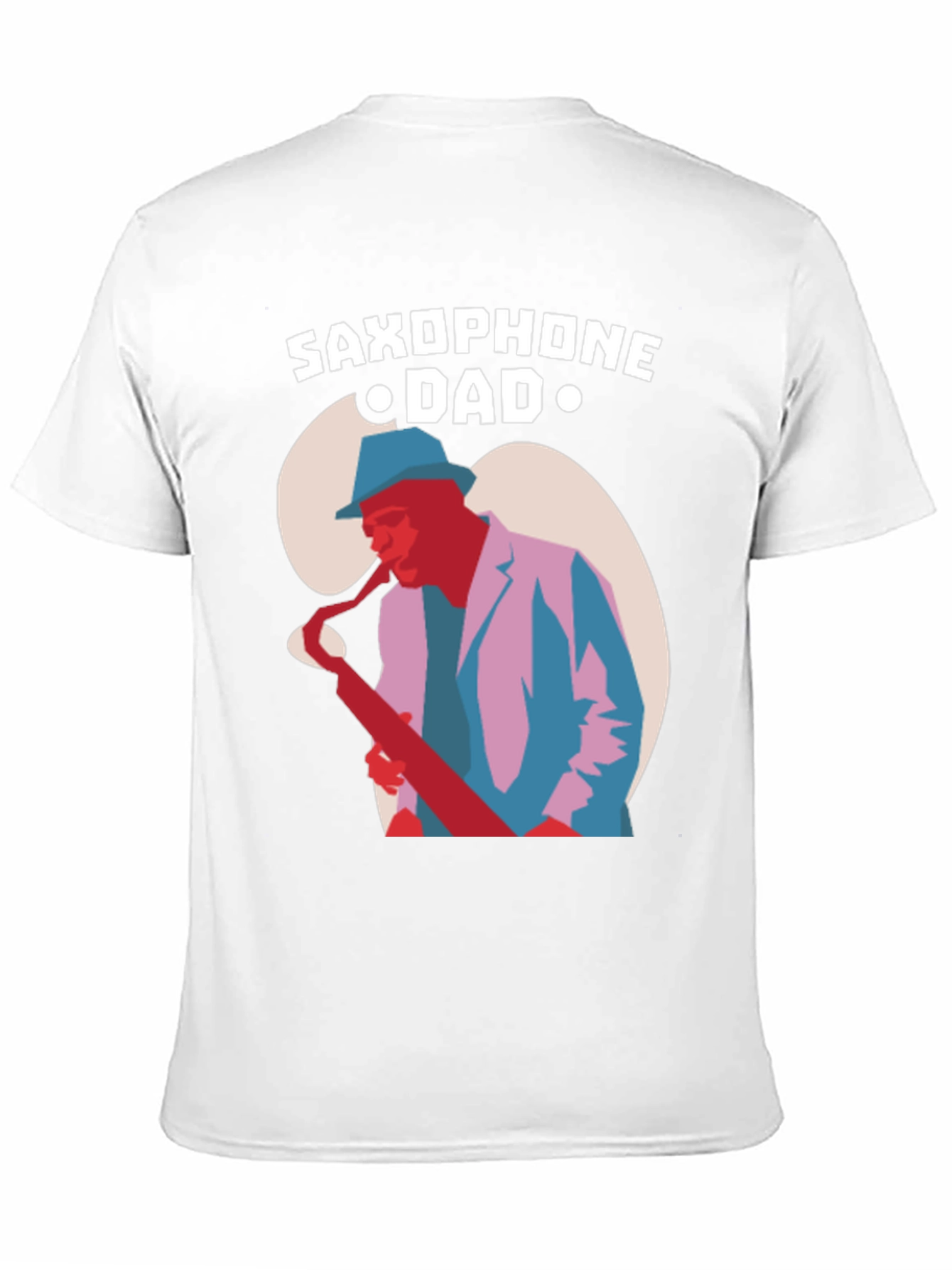 Saxophone Dad Graphic T-Shirt - Music Lover Tee